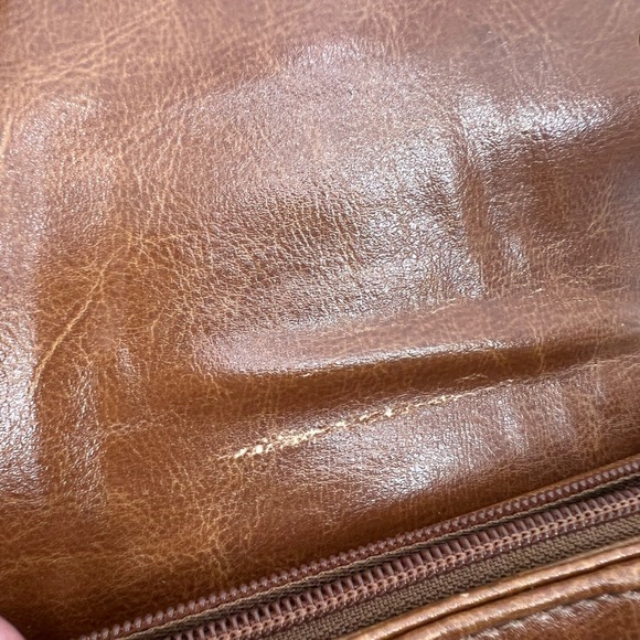 Vintage Y2K Rina Rich Horsebit Purse Snaffle Bit Gucci Baguette Studded Brown - Picture 8 of 9